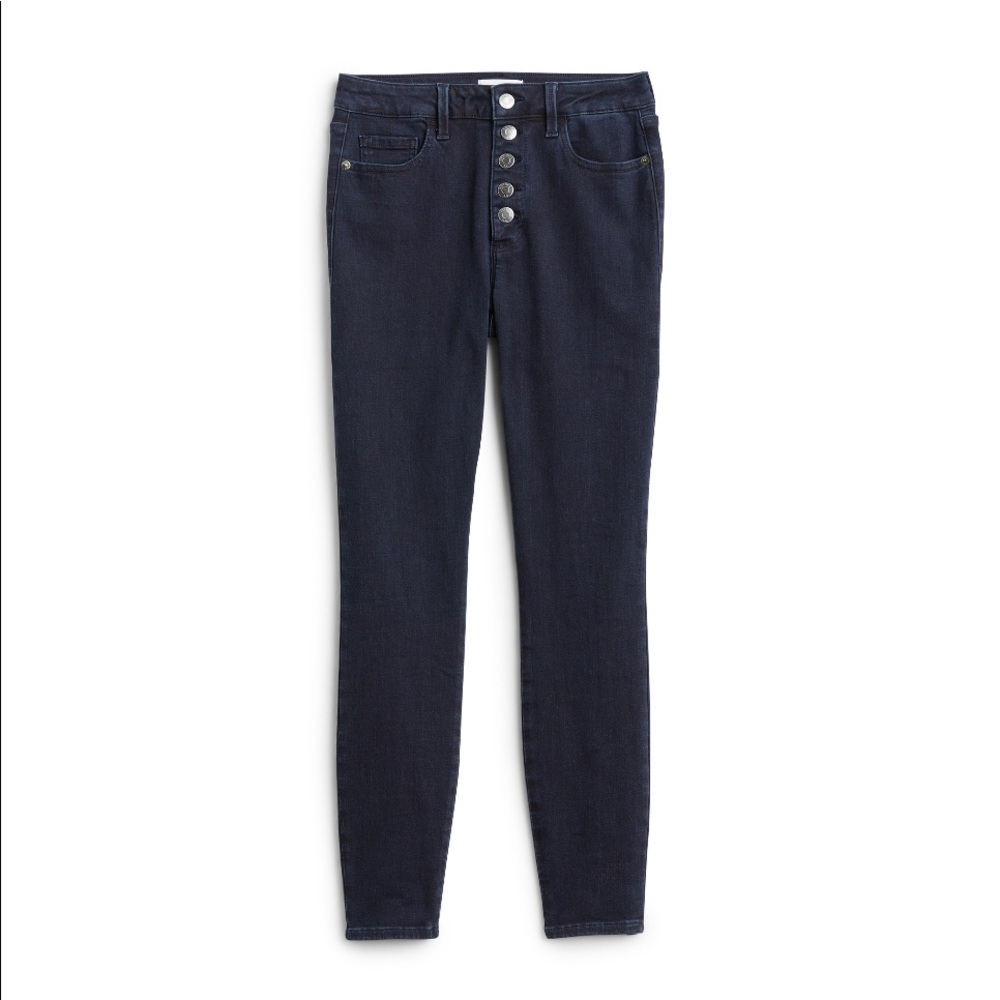 Pistola Arianna High Rise Double Button Skinny